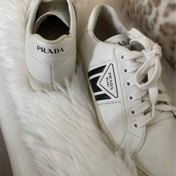 PRADA Leather Sneakers - Picture 2 of 2